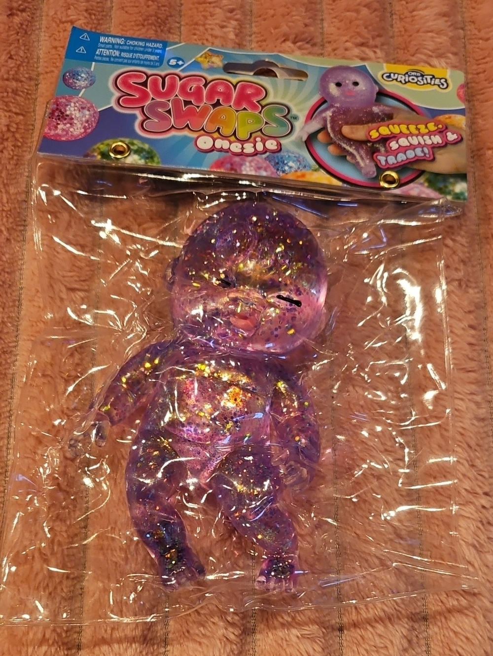 VIRAL RARE Lavender Sugar Swaps Onesie Authentic Orb Curiosities Fidget Toy.